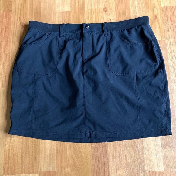 Lee Shorts Lee Active Performance Black Golf Exercise Skort Plus